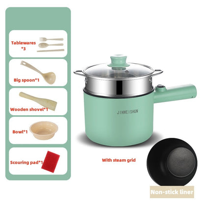 "Mini Electric Hot Pot – Portable Multi-Function Non-Stick Cooker"