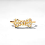 Yellow gold ring women