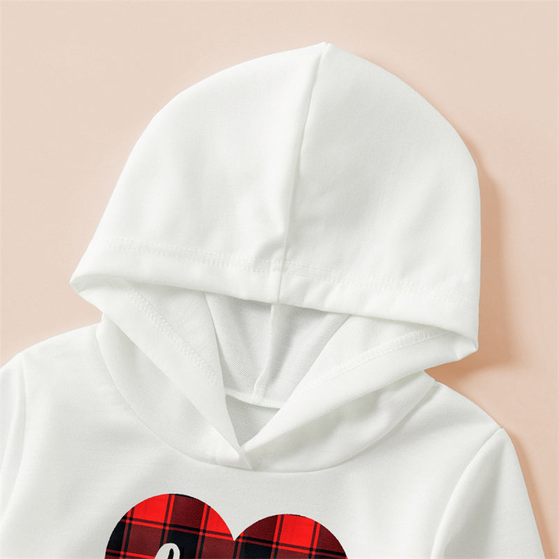 White Parent-Child Sweater Dress