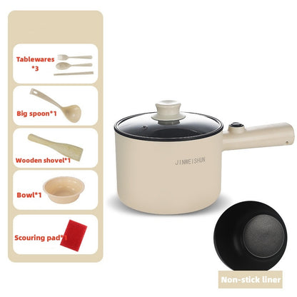 "Mini Electric Hot Pot – Portable Multi-Function Non-Stick Cooker"