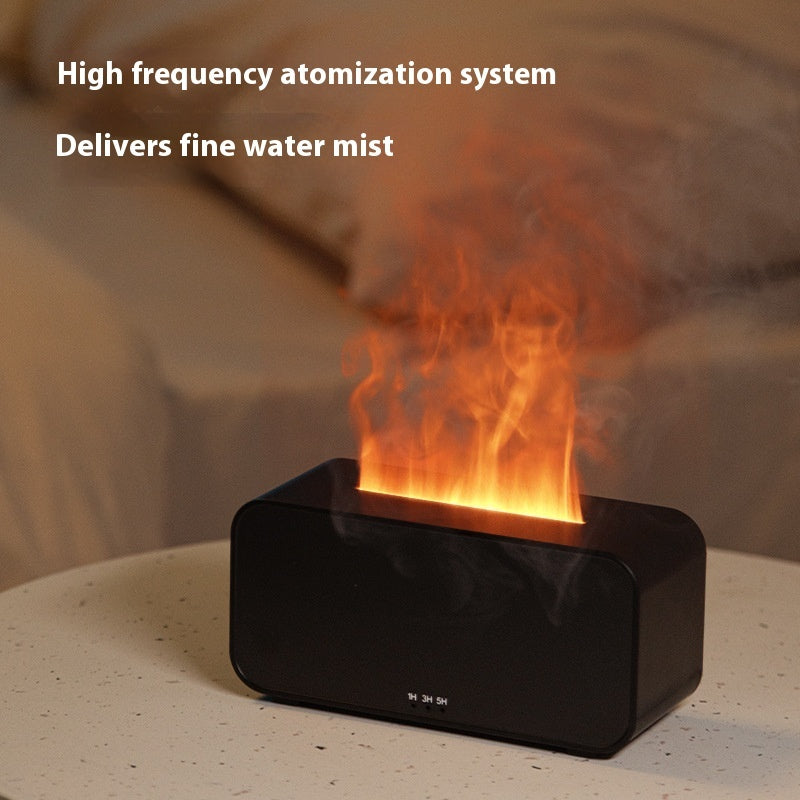 "USB Flame Aroma Diffuser – Timing Simulation Air Humidifier"