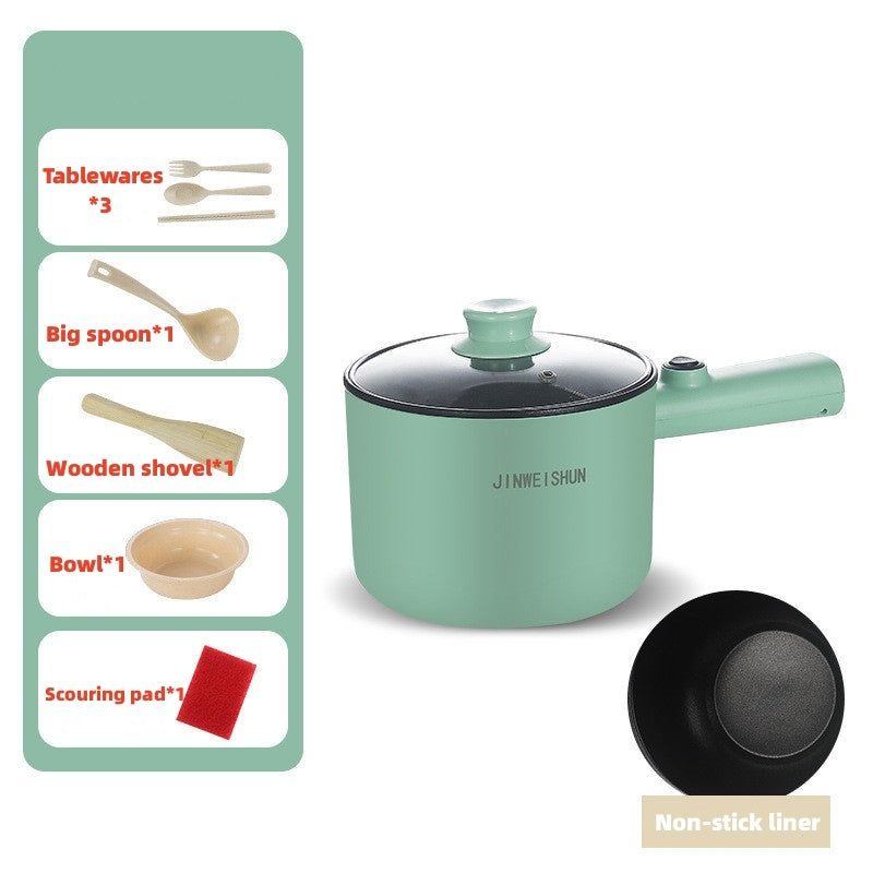 "Mini Electric Hot Pot – Portable Multi-Function Non-Stick Cooker"