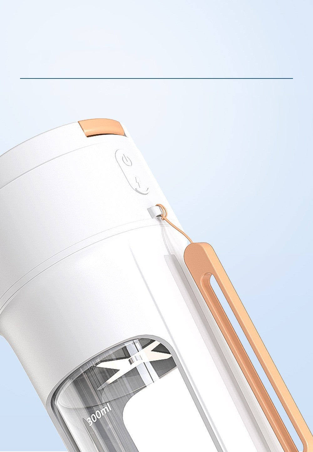 "USB Portable Juicer & Blender – Mini Rechargeable Fruit Mixer"