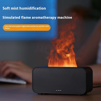 "USB Flame Aroma Diffuser – Timing Simulation Air Humidifier"