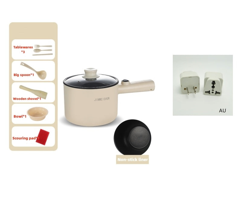 "Mini Electric Hot Pot – Portable Multi-Function Non-Stick Cooker"