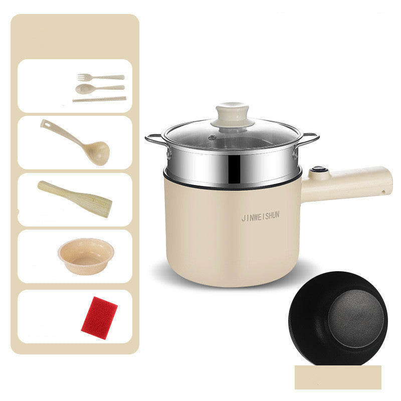 "Mini Electric Hot Pot – Portable Multi-Function Non-Stick Cooker"
