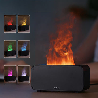 "USB Flame Aroma Diffuser – Timing Simulation Air Humidifier"