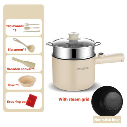"Mini Electric Hot Pot – Portable Multi-Function Non-Stick Cooker"