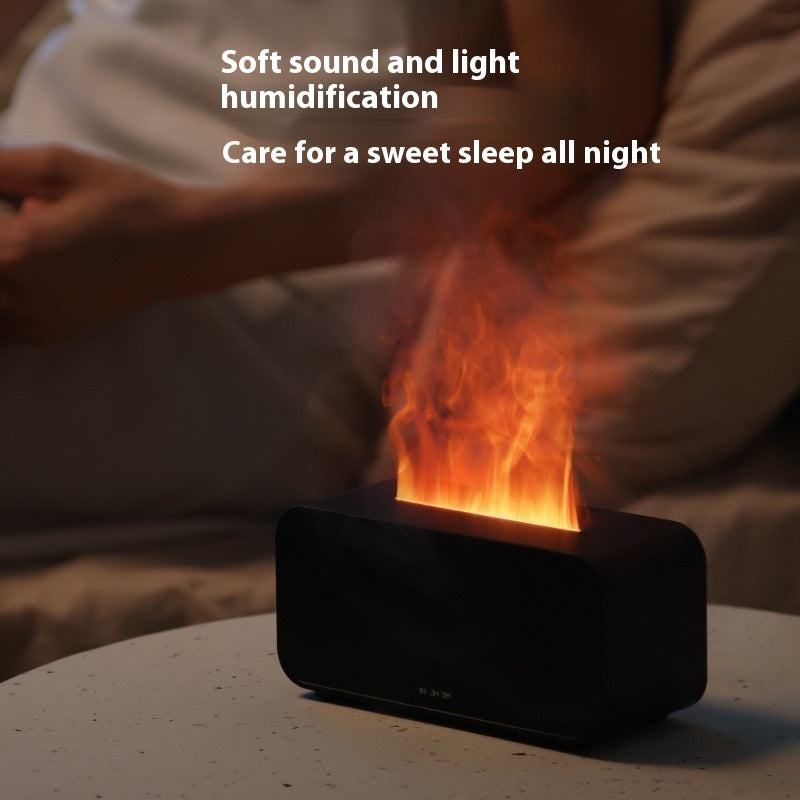 "USB Flame Aroma Diffuser – Timing Simulation Air Humidifier"