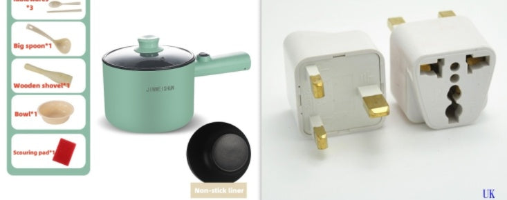 "Mini Electric Hot Pot – Portable Multi-Function Non-Stick Cooker"